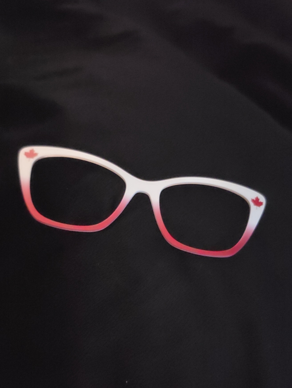 Pair Eyewear WANDA Maple Leaf Topper – Red & White – New